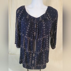 Maurices plus size cotton blend blouse